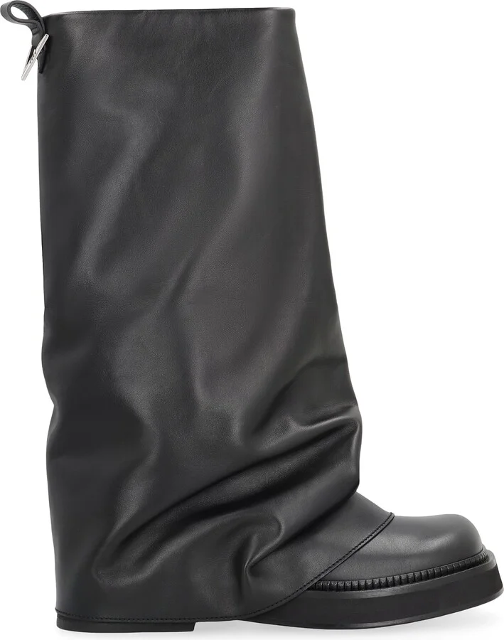Robin Combat Leather Boots - Image 2