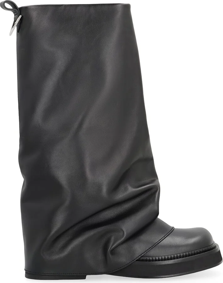 Robin Combat Leather Boots