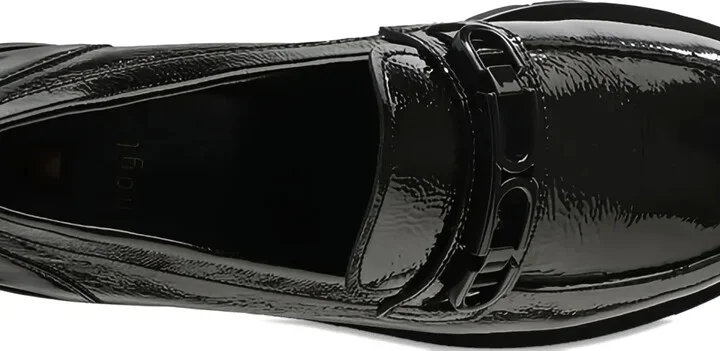 Robin patent-leather buckle loafers - Image 4