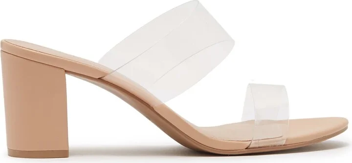 Robinn Clear Strap Block Heel Sandal - Image 3