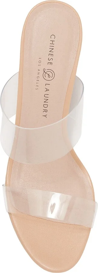 Robinn Clear Strap Block Heel Sandal - Image 4