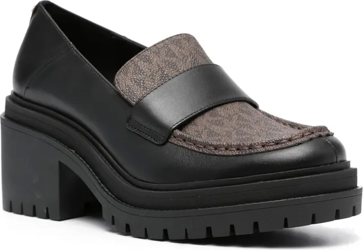 Rocco 75mm monogram-print loafers - Image 2