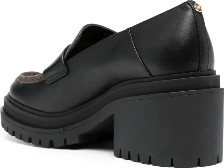 Rocco 75mm monogram-print loafers - Image 3