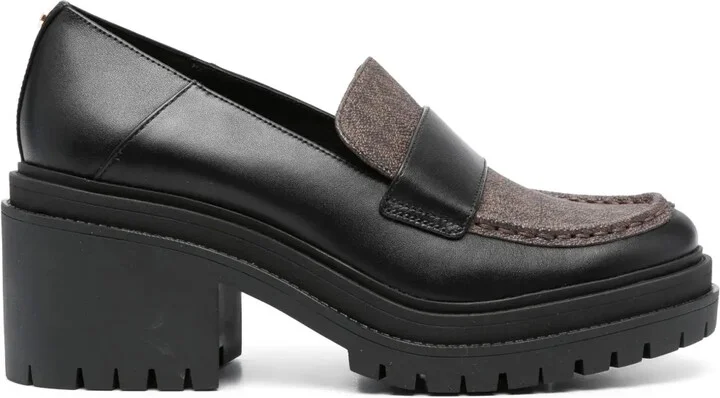 Rocco 75mm monogram-print loafers