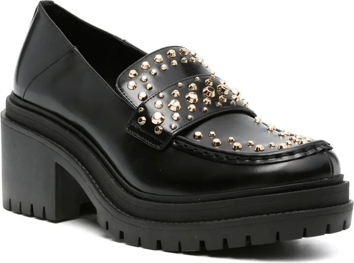 Rocco Astor stud-embellished leather loafers - Image 2