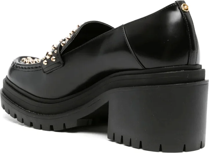 Rocco Astor stud-embellished leather loafers - Image 3