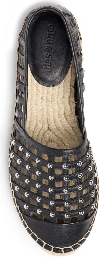 Rochel Cage Studded Espadrille Cap Toe Flat - Image 6