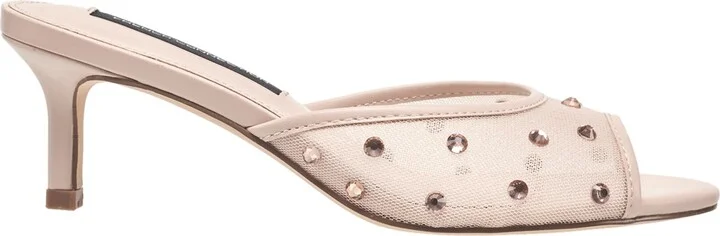 Rochelle Rhinestone Mesh Mule Sandal - Image 4