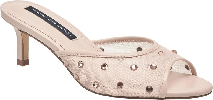 Rochelle Rhinestone Mesh Mule Sandal