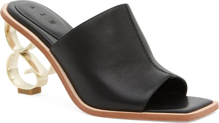 Rochelle Spiral Heel In Colour Black Size 35 - Image 3