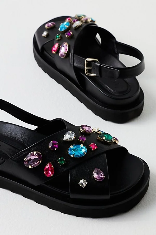 Rock Candy Embellished Sandals - Image 2