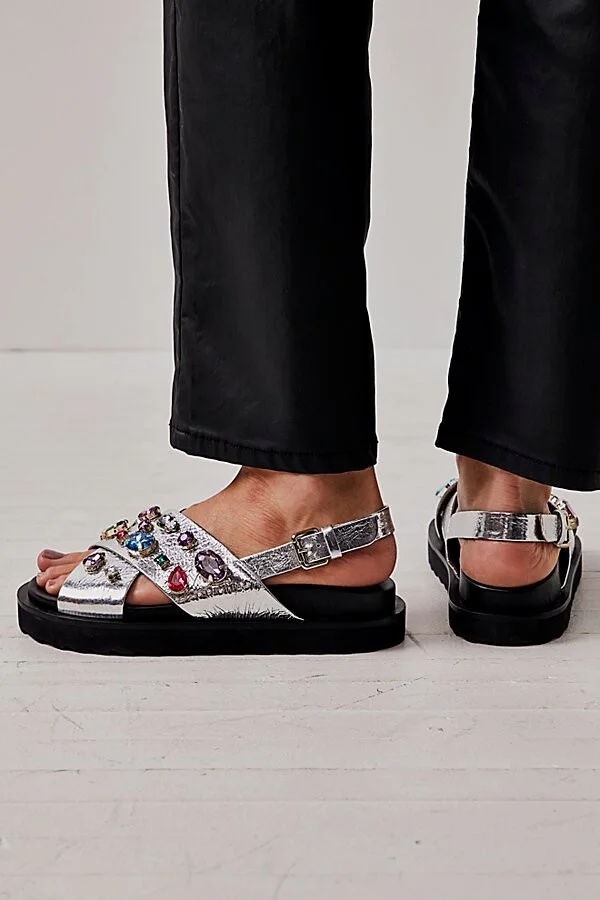 Rock Candy Embellished Sandals - Image 4
