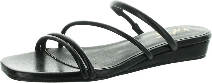 Rock Candy Sandals Womens Solid Leather Strappy Sandals