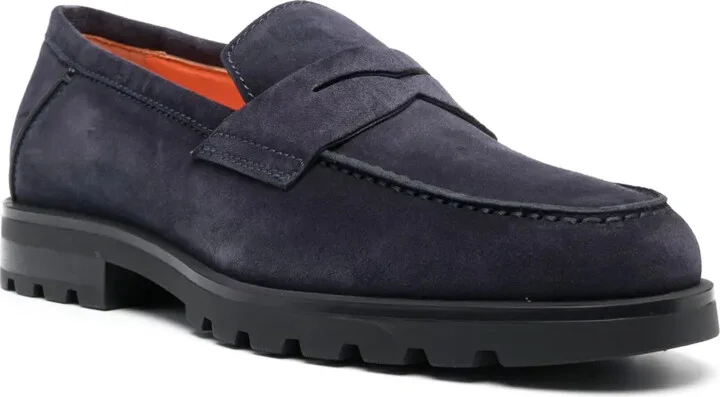 Rock penny-slot suede loafers - Image 2
