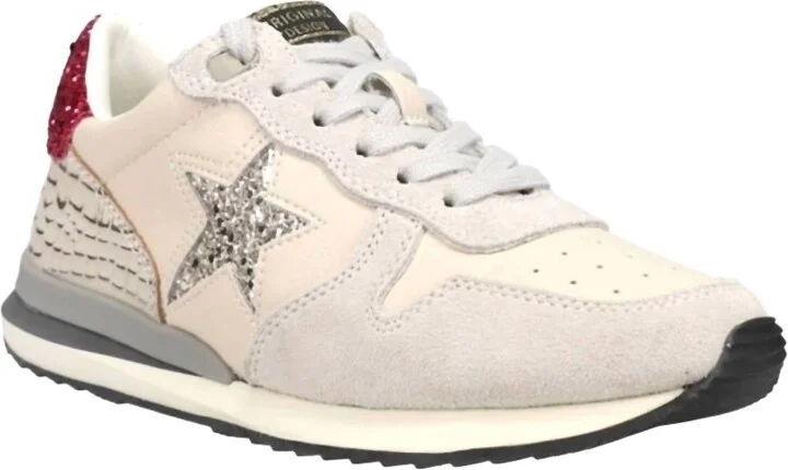Rock Sneaker In Blush Multi