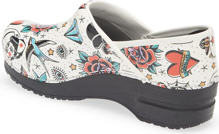 Rockabilly Print Clog - Image 2