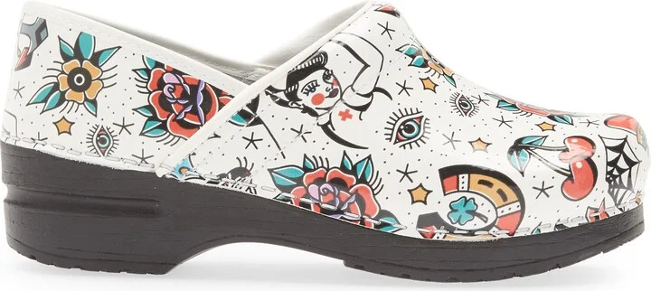 Rockabilly Print Clog - Image 3