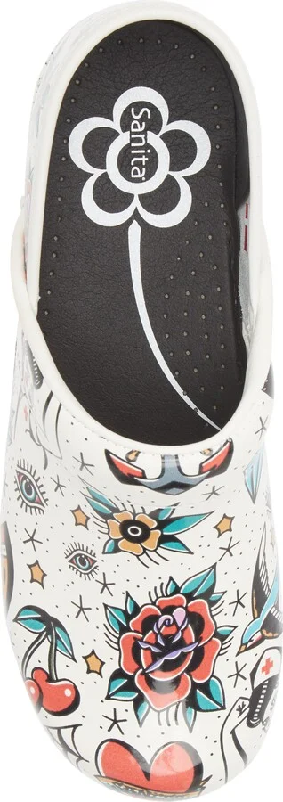 Rockabilly Print Clog - Image 5