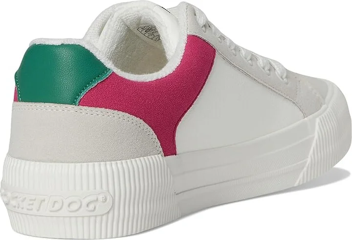 Rocket Dog Cheery Blocked Women's Shoes White/Fuschia : 6 M, Faux Leather - Image 4