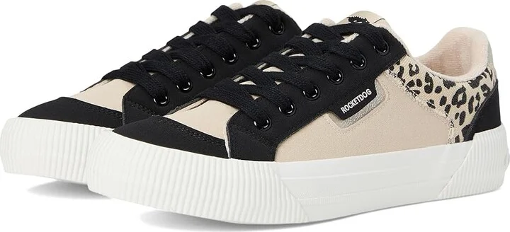 Rocket Dog Cheery Women's Shoes Black/Natural : 9 M, Textile