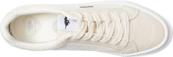 Rocket Dog Cheery Women's Shoes Off-White : 11 M, Textile - Image 2
