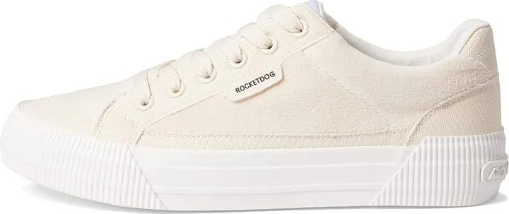 Rocket Dog Cheery Women's Shoes Off-White : 11 M, Textile - Image 6