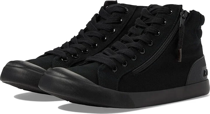 Rocket Dog Jazzin High Women's Shoes Black 2 : 6.5 M, Textile