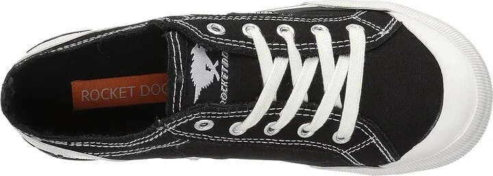 Rocket Dog Jazzin Women's Lace up casual Shoes Black 8A Canvas : 6 M - Image 3