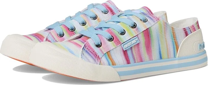Rocket Dog Jazzin Women's Lace up casual Shoes Dens Rainbow : 9 M