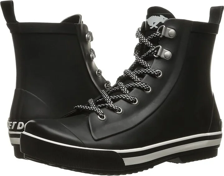 Rocket Dog Rainy Women's Boots Black Rubber : 6 M, Synthetic