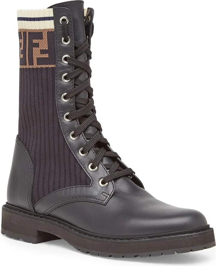 Rockoko Chelsea Sock Combat Boot