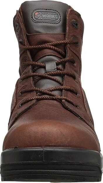 Rockport Works More Energy RK6640 Men's Work Boots Brown : 7 M (D), Leather - Image 6