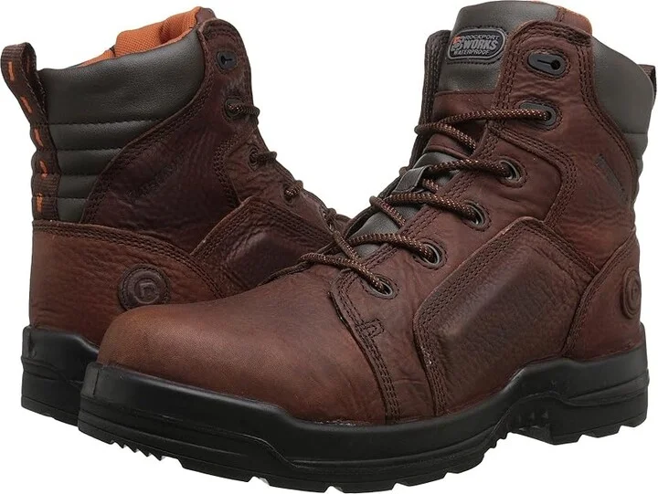 Rockport Works More Energy RK6640 Men's Work Boots Brown : 7 M (D), Leather