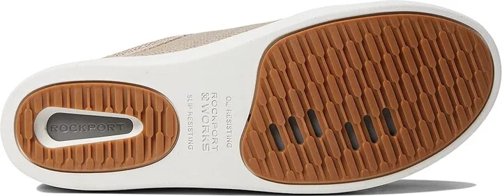 Rockport Works Parissa Work EH Composite Women's Shoes Gold : 6 W (C), Leather - Image 3