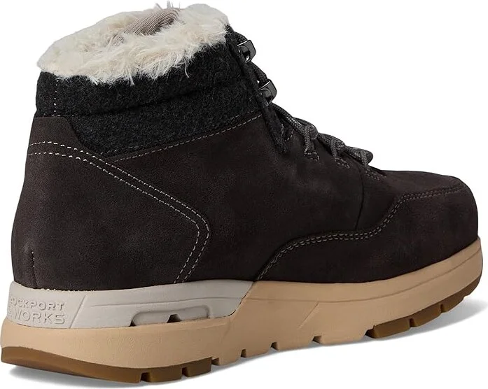 Rockport Works Pulse Tech Work EH Composite Women's Shoes Grey : 6 W (C), Leather/Textile - Image 4
