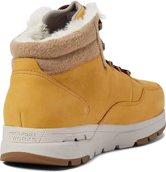Rockport Works Pulse Tech Work EH Composite Women's Shoes Wheat : 6 W (C), Leather/Textile - Image 4