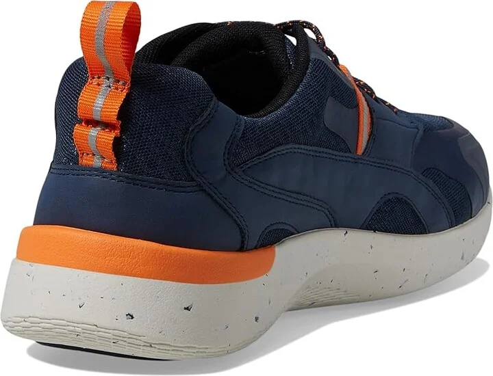 Rockport Works truFLEX(r) Fly Blucher Work EH Comp Toe Men's Shoes Navy/Orange : 7 M (D), Synthetic - Image 4