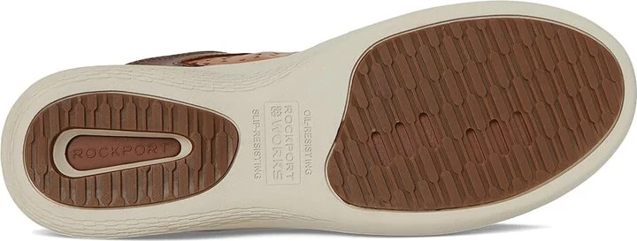 Rockport Works truFLEX(r) Fly Skylar Work EH Comp Toe Women's Shoes Cognac : 6 M (B), Leather - Image 3
