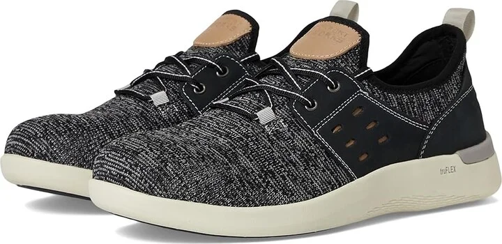 Rockport Works TruFLEX(r) Work EH Comp Toe Men's Shoes Black : 7 W (EE), Leather/Textile