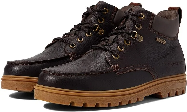 Rockport Works Weather or Not Work EH Alloy Men's Shoes Brown : 7.5 M (D), Leather