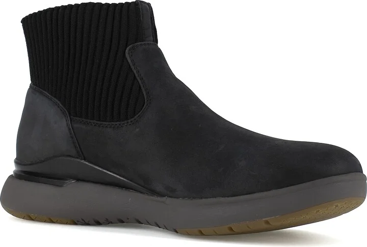 Rockport Works Work Women's Total Motion Sport Work Black Steel Toe Boots