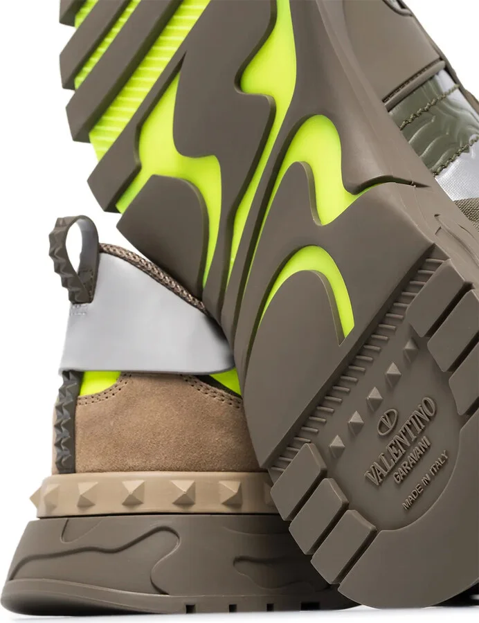 Rockrunner camouflage-print leather sneakers - Image 3