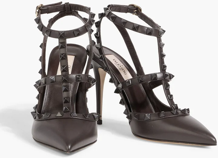 Rockstud 100 leather pumps - Image 2