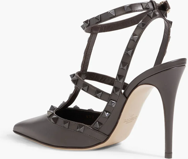 Rockstud 100 leather pumps - Image 3