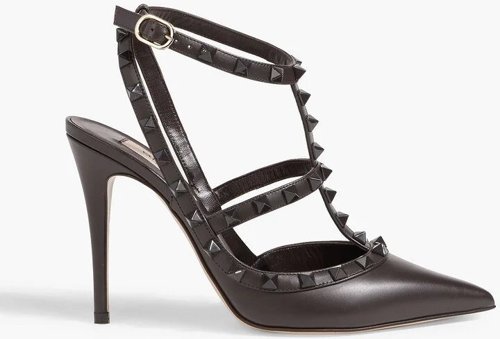 Rockstud 100 leather pumps