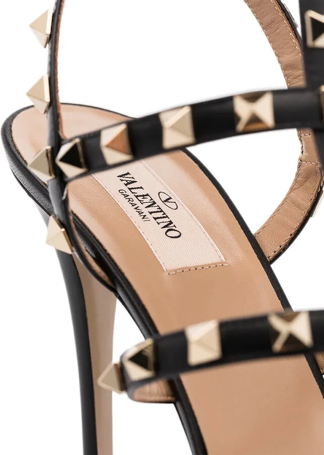Rockstud 100mm ankle-strap sandals - Image 4