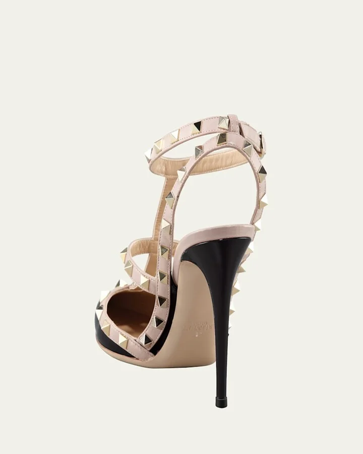 Rockstud 100mm Slingback High-Heel Pumps - Image 3