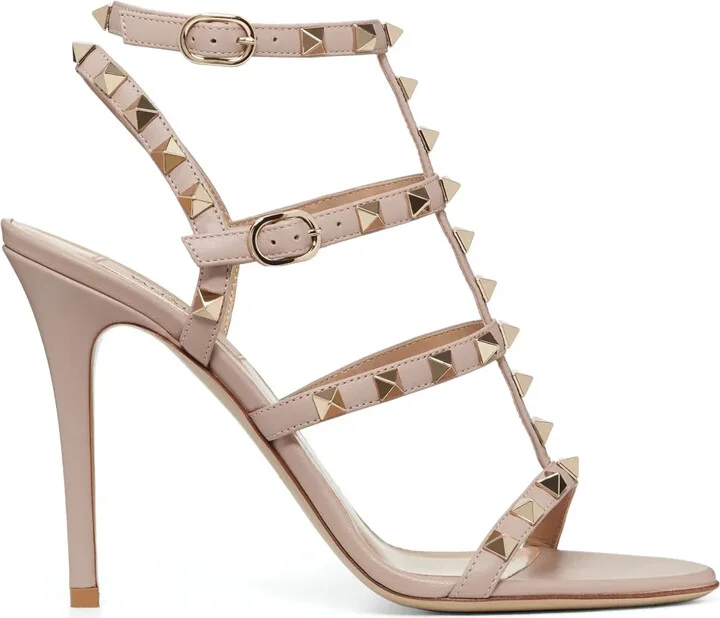 Rockstud 10mm ankle-strap sandals