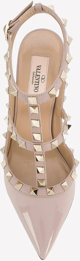 Rockstud 110 Grained Leather Pumps - Image 2