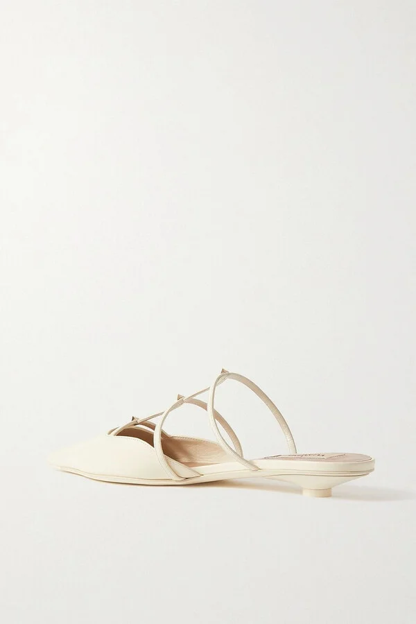 Rockstud 20 embellished leather mules - Image 3